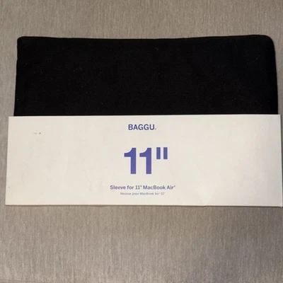 NWT BAGGU BLACK 11” Laptop Sleeve - Image 1 of 4