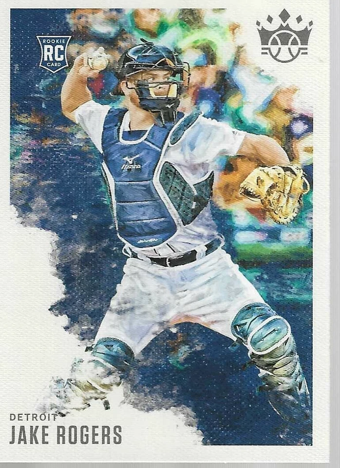 2020 Panini Diamond Kings Jake Rogers card # 75 RC Detroit Tigers Rookie - Image 1 of 1