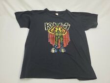 Vtg 1980's Paper Thin Single Stitch KISS Band T-Shirt Size Large Made in Canada