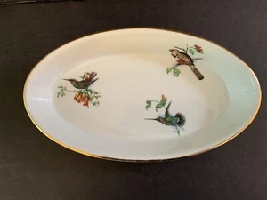 Cazuela ovalada individual de porcelana Pillivuyt Birds Au Gratin - Imagen 1 de 3