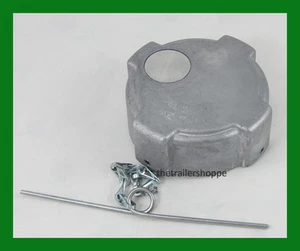 Camión diésel Velvac 1/4 curva 3" tapa de combustible aluminio Freightliner 03-37017-00 - Imagen 1 de 2