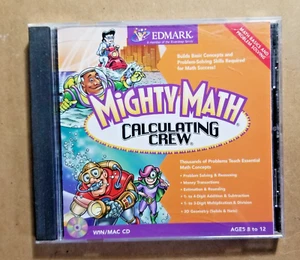 Mighty Math Calculating Crew CD-ROM WIN/MAC CD Math Basics & Problem Solving - Picture 1 of 4