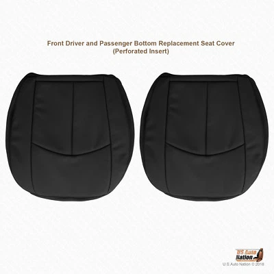 Cubierta inferior de cuero negra para conductor y pasajero Mercedes Benz E350 2006 a 2009 Foto 1 de 4