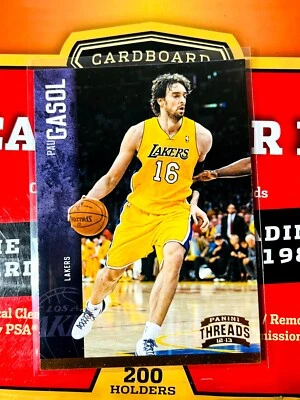 2012 Panini Threads #66 Pau Gasol Los Angeles Lakers V601 - Image 1 of 2