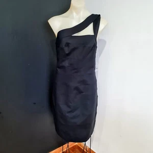 Women's size XL 'MARIA BIANCA NERO' Gorgeous black ine shoulder dress - BNWT - Picture 1 of 7
