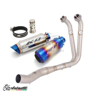 For CF-Moto 450SR-S 2023-2025 Exhaust Front Header Pipe 51mm Muffler Tips Escape - Picture 1 of 16