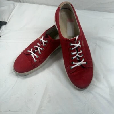 Ecco Zapatillas Mujer Suave Talla 11 En La Gamuza Más Linda Chili Rojo Foto 1 de 4