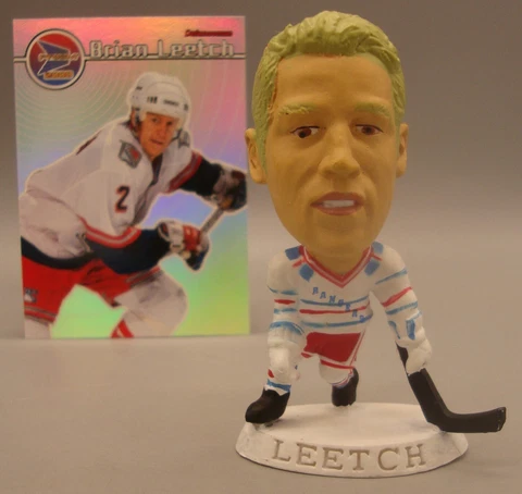 1997 LOOSE CORITHIAN HEADLINER FIGURE BRIAN LEETCH NEW YORK RANGERS Cover