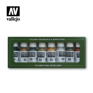 Juego de colores modelo Vallejo nuevo en caja - metálico (x8) - Imagen 1 de 1