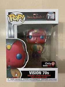 Funko POP! Vision 70s Marvel WandaVision 718 GameStop Exclusive IN HAND NEW