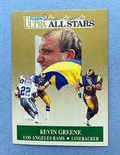 1991 Fleer Ultra Football All-Stars Kevin Greene #10 Los Angeles Rams