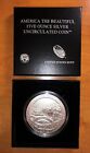 2012 P Chaco National Park  5oz Silver ATB Uncirculated Coin with Box & COA