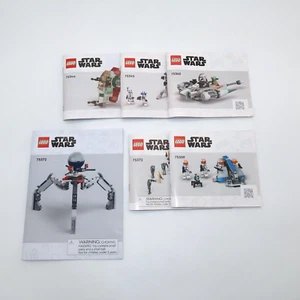 LEGO Star Wars Instruction Manual Lot 75372 75359 75344 75345 75363 - Picture 1 of 7