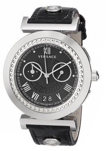 Orologio Cronografo Versace Donna VA9010013 Vanity Chrono Tondo Acciaio Inox