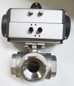 Valve Pneumatic or Electric Butterfly or Threaded Ball Stainless Steel Actuator - Picture 1 of 38