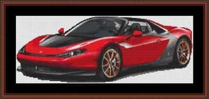 Ferrari Car Stunning Cross Stitch Kit - Picture 1 of 2