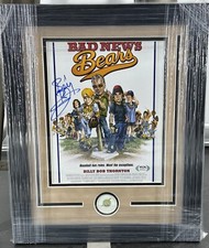 Billy Bob Thornton Signed Framed 8x10 Bad News Bears Photo Psa