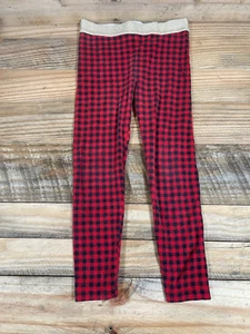 Carter’s Red Black Plaid Girls 4T Leggings Bottoms Cotton Checker Stretch Pants - Picture 1 of 6