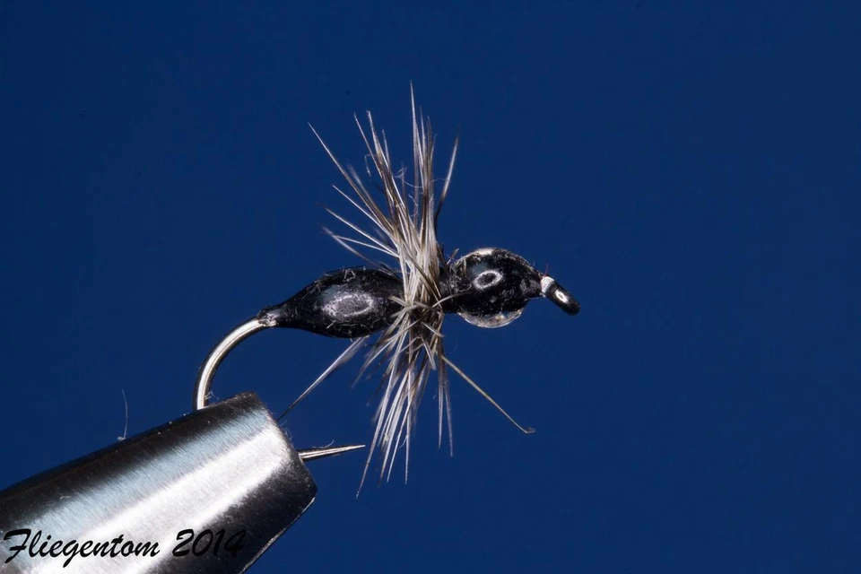 Fliegentom 3 Stück Trockenfliege - Schwarze Ameise - Black Ant - Bild 1 von 1