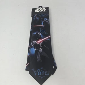 Star Wars Lucasfilm Ltd Men’s Tie Novelty Darth Vader Space Disney BlackBlueRed - Picture 1 of 10