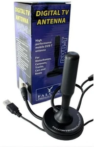 Antena DTV de montaje portátil amplificada para caravanas y autocaravanas (Amplif - Imagen 1 de 7