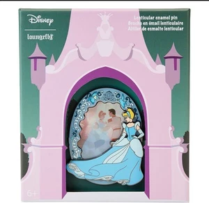 Loungefly Disney Cinderella Lenticular Princess Limited Edition 1300 Pin NEW - Picture 1 of 5