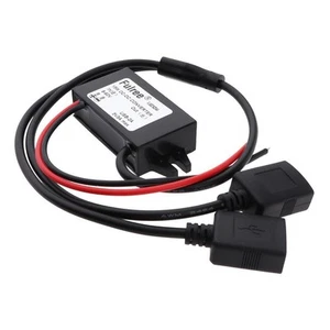 Convertisseur De Puissance De Voiture DC 8-60V à DC 5V 3A 15W, Câble Double - Afbeelding 1 van 5