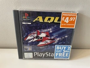 Aqua GT Sony Playstation 1 PS1 Game & Manual UK PAL 2001 CIB Tested - Picture 1 of 6