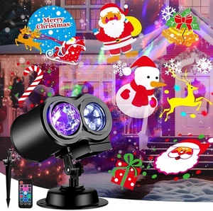 Brighter Christmas Decorations Projector Lights Outdoor, 2025 Upgraded Holiday P - Picture 1 of 7