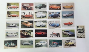 26 tarjetas de coleccionista de coches clásicos vintage - impresas en Dinamarca - Imagen 1 de 6