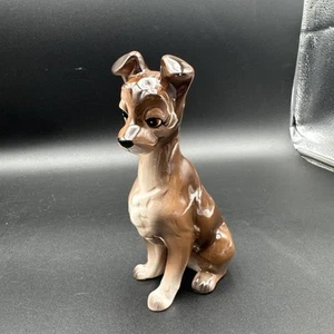 Vintage Disney Lady and the Tramp - TRAMP Ceramic Dog Figurine Japan - Picture 1 of 9