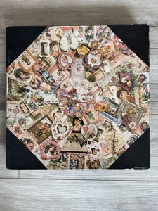 Puzzle ottagonale Sweet Sentiments vintage Hallmark Springbok 500 pezzi - Foto 1 di 4
