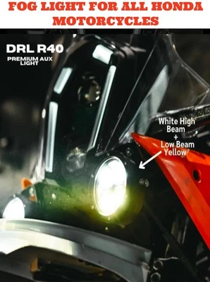 LUZ ANTINIEBLA DRL R40 APTA PARA TODAS LAS MOTOS HONDA Foto 1 de 4