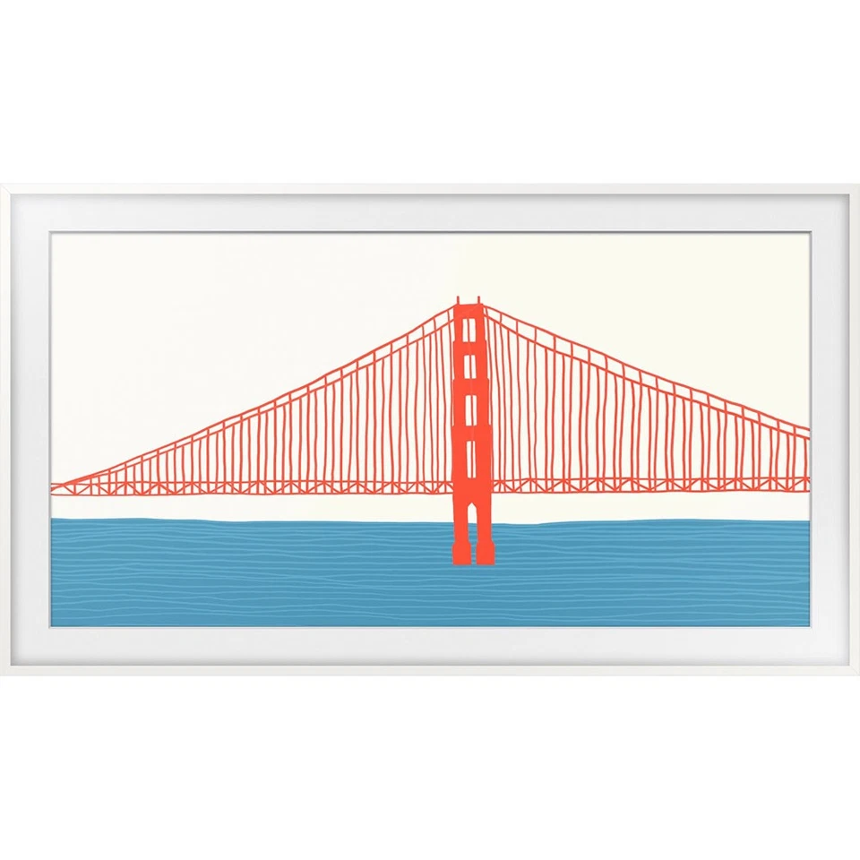 Samsung The Frame 43" Customizable Bezel - Modern White (VG-SCFA43WTBZA)