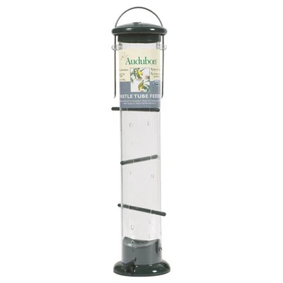 Audubon Finch 2 lb Plastic Thistle Tube Bird Feeder 8 ports - Image 1 of 2