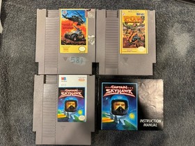 Captain Skyhawk (Manual), Silk Worm, P.O.W. Prisoners of War Nintendo NES Game &hellip;