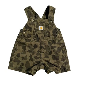 Pantalones Cortos Carhartt Overall Bebé 6 Lunes Camuflados Pantalones Cortos Entrepierna a Presión 1 Pieza - Imagen 1 de 8