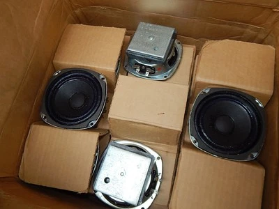 Lot of 4 Bose 901 speaker Series II CTS SR-10B 4.5" drivers NEW NOS c.1972 - Image 1 of 4