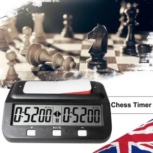 Board Game Clock Plastic Digital Chess Clock Lightweight for Family Personal Use - Picture 1 of 9