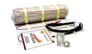 Elektrisches Fußbodenheizungssystem GFCI programmierbarer Thermostat 240 V, NEU, 40 qm - Bild 1 von 7