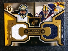 2005-06 SPx Winning Combos Gold WM-RL Raycroft/Lehtonen (2CLR) #51/99