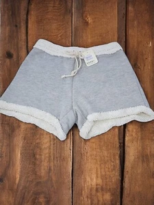 NWT DONNI Poodle French Terry Shorts Size Medium Women Drawstring Waist Made USA - Picture 1 of 14