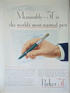 1946 vintage Parker 51 print ad. The world's most wanted pen - Picture 1 of 1