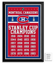 Montreal Canadiens 24X Stanley Cup Champions - Framed Museum Canvas ™