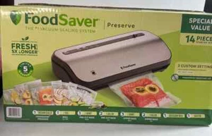 Sellador al vacío FoodSaver Preserve, kit de inicio de valor especial - Imagen 1 de 3