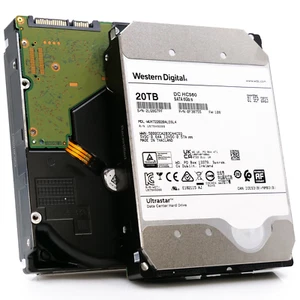 WD Ultrastar HC560 20TB WUH722020ALE6L4 0F38755 SATA 3.5" Enterprise HDD - Afbeelding 1 van 7