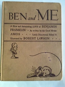 Ben and Me by Robert Lawson, 1939, hardback - Picture 1 of 3