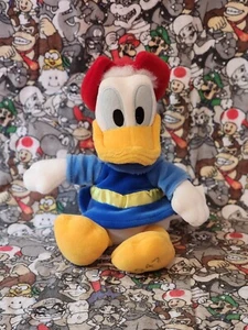 Disney Store Exclusive Donald Duck Beanbag 10" Plush 1947 Anniversary on Foot - Picture 1 of 6