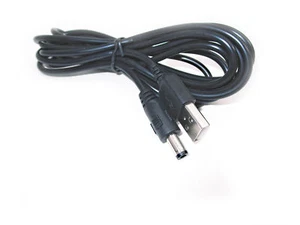 2 m USB schwarz Ladegerät Netzkabel für D-Link DCS-5222L Netzwerk IP Kamera - Bild 1 von 5