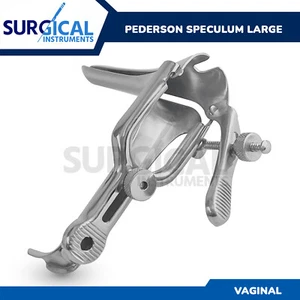 Pederson Vaginalspekulum große chirurgische OB/GYN-Instrumente deutsche Qualität - Bild 1 von 8